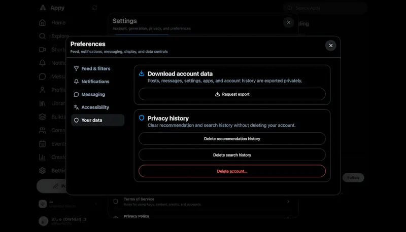 Appy — Post, share, and connect screenshot 5