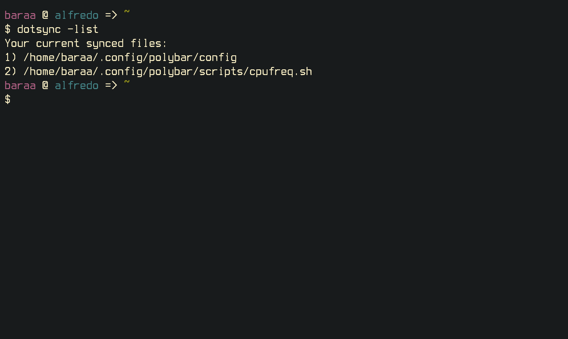 DOTSYNC - Ein einfacher und prägnanter Dotfiles -Synchronisator Medien 3