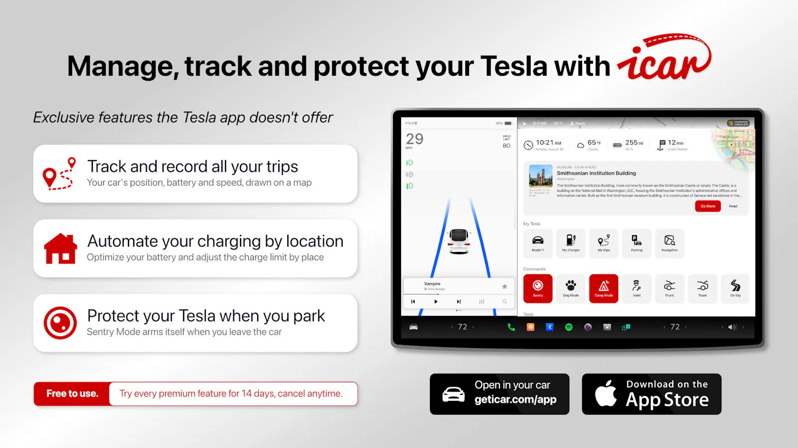 iCar for Tesla screenshot 1