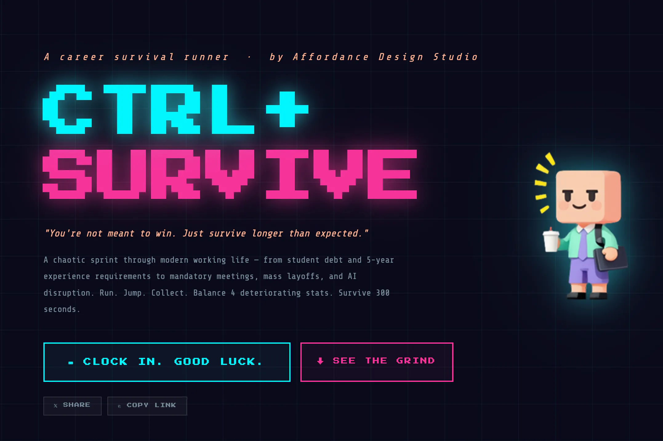 CTRL+SURVIVE のプロダクトバナー