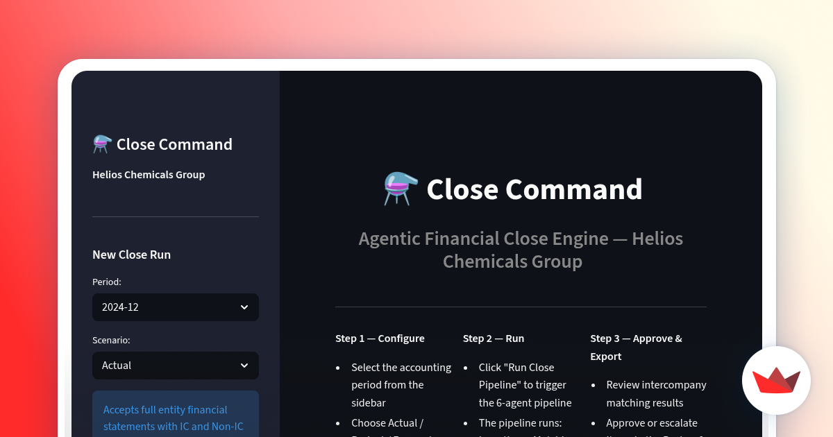 Finance Close Command Center gallery image