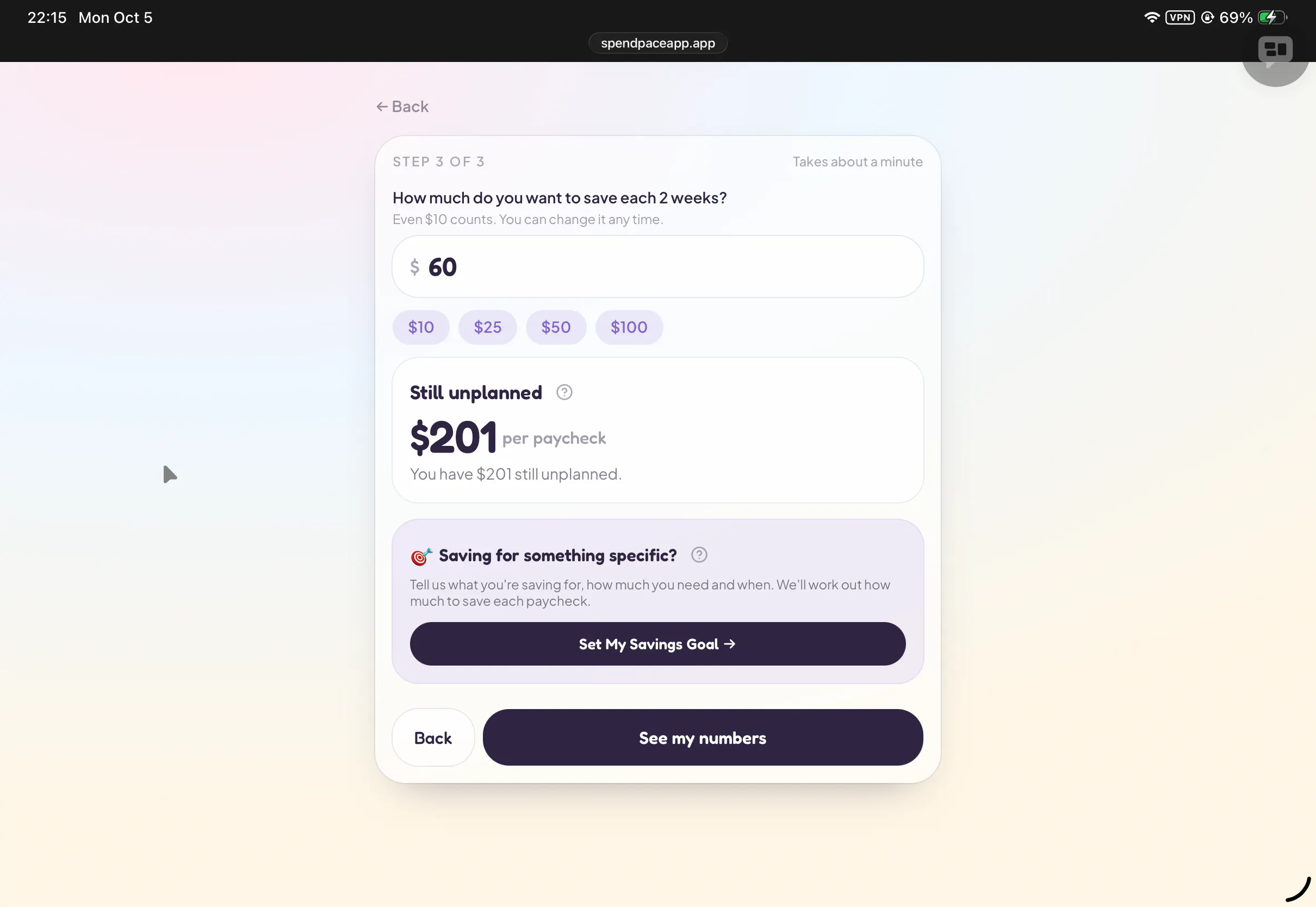 Spend pace gallery image