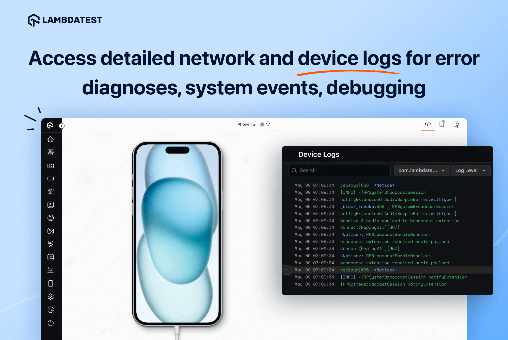 LambDatest Real Device Cloud - Проверьте свои приложения онлайн на 3000 реальных устройств Android и iOS медиа 5