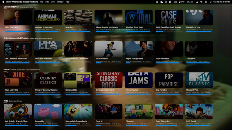 NovaTV Worldwide screenshot 5
