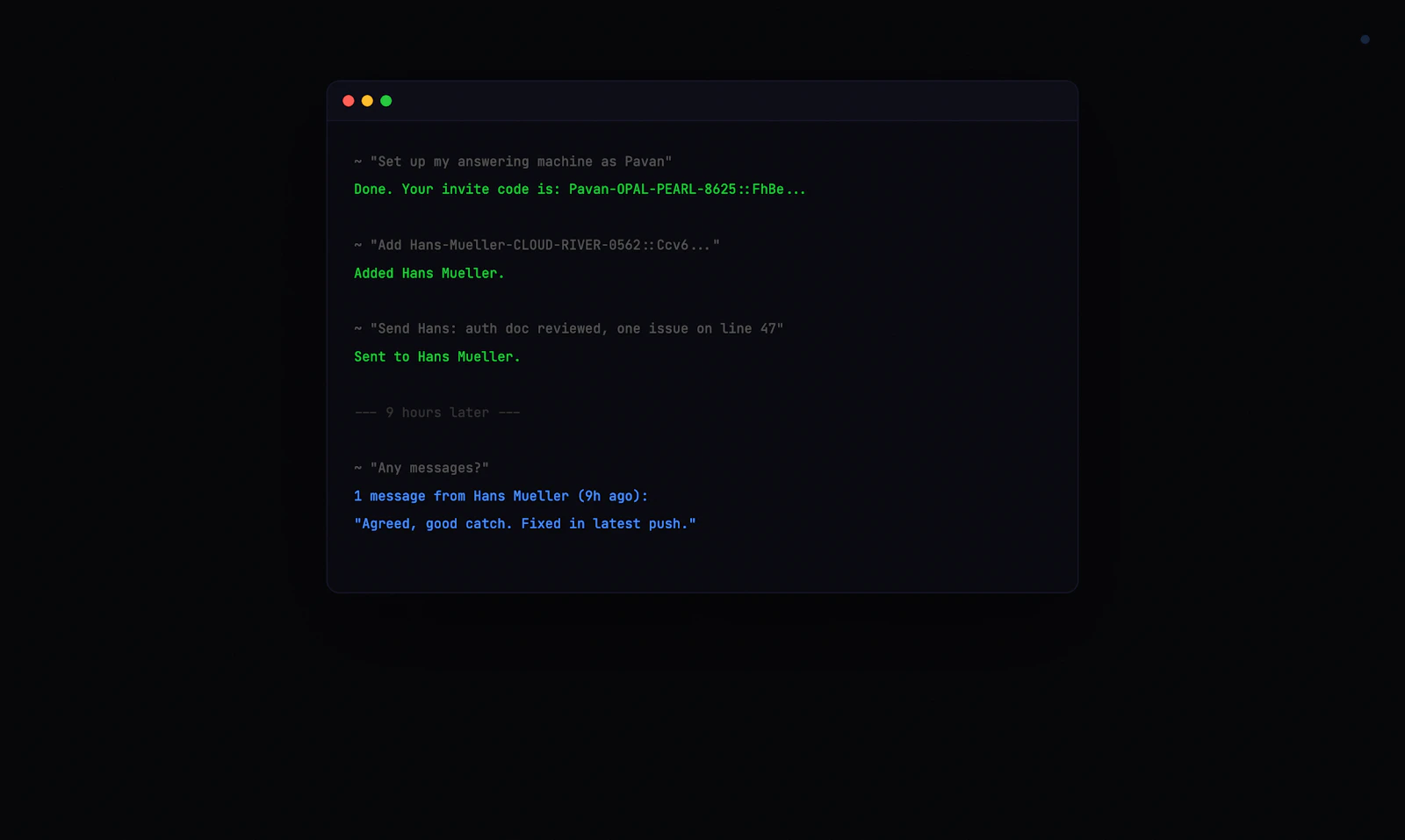 Answering Machine screenshot 1