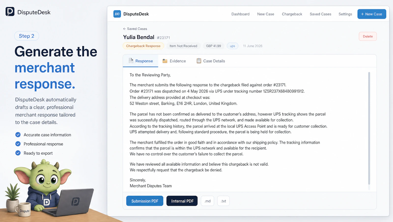 DisputeDesk screenshot 4