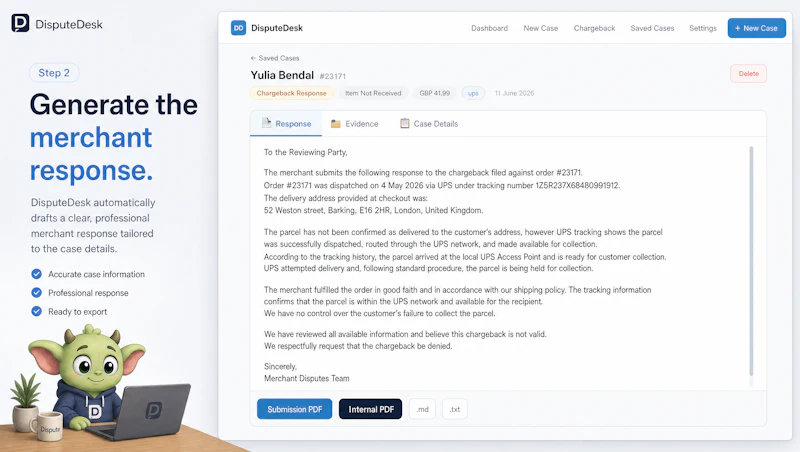 DisputeDesk screenshot 4
