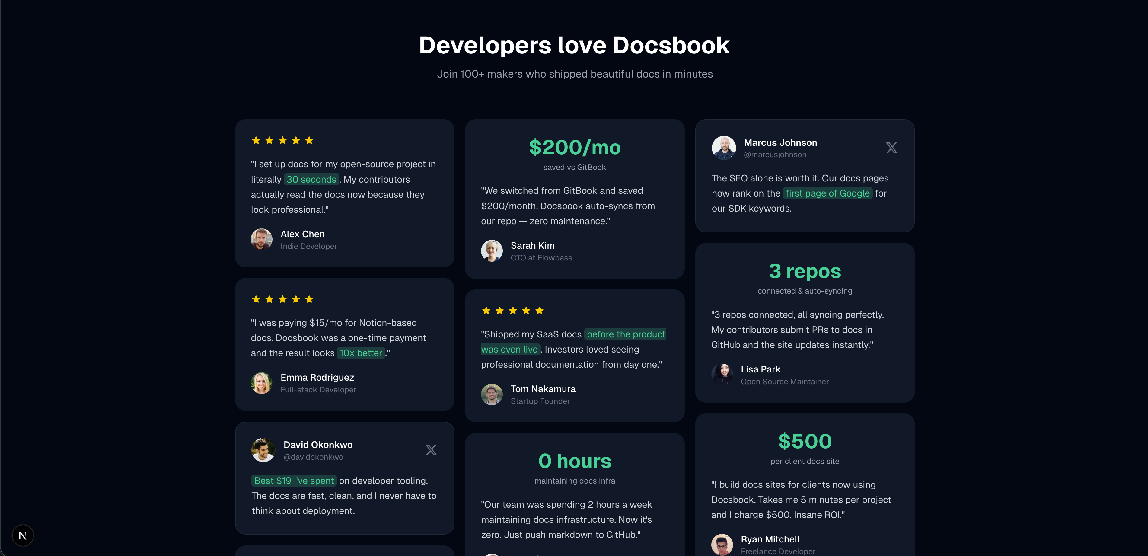 Docsbook — Docs from GitHub in 30 sec gallery image