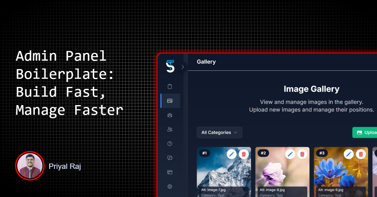 PanelFor.dev - 건물 관리자 패널을 건너 뛰고 200 시간을 절약하십시오 미디어 1