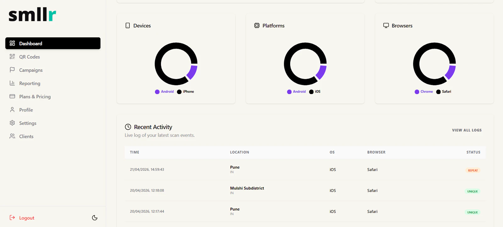 SMLLR screenshot 1