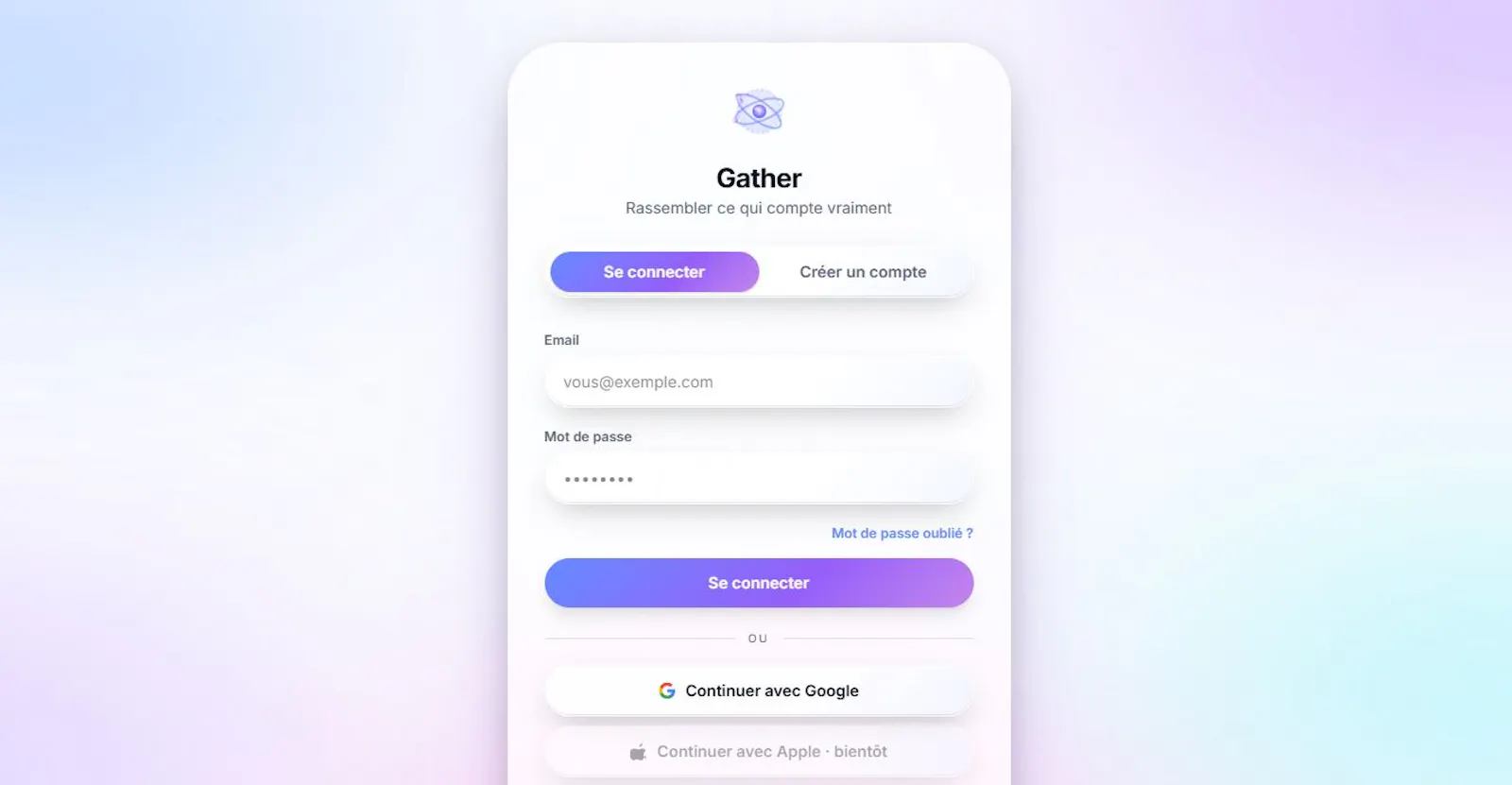 Gather screenshot 2