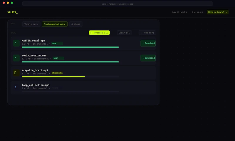 SPLITR screenshot 2