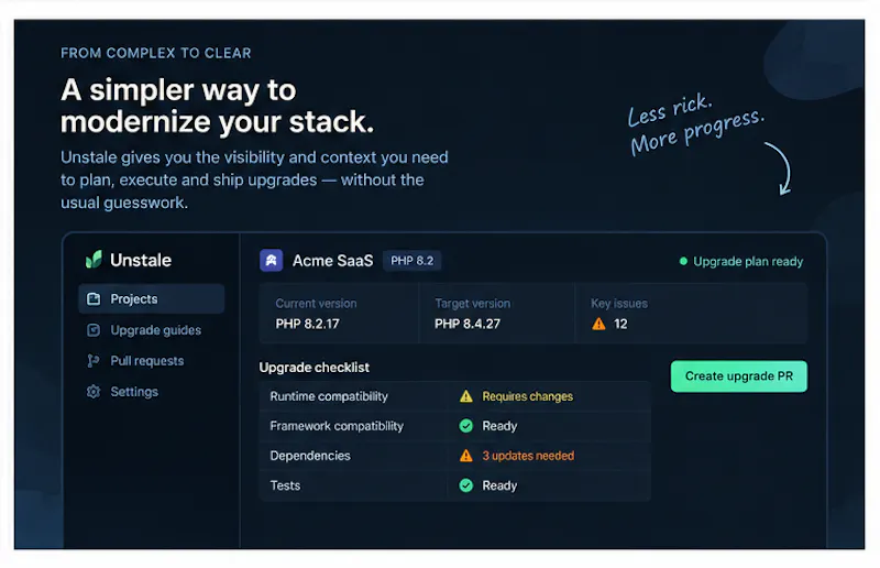 Unstale screenshot 3