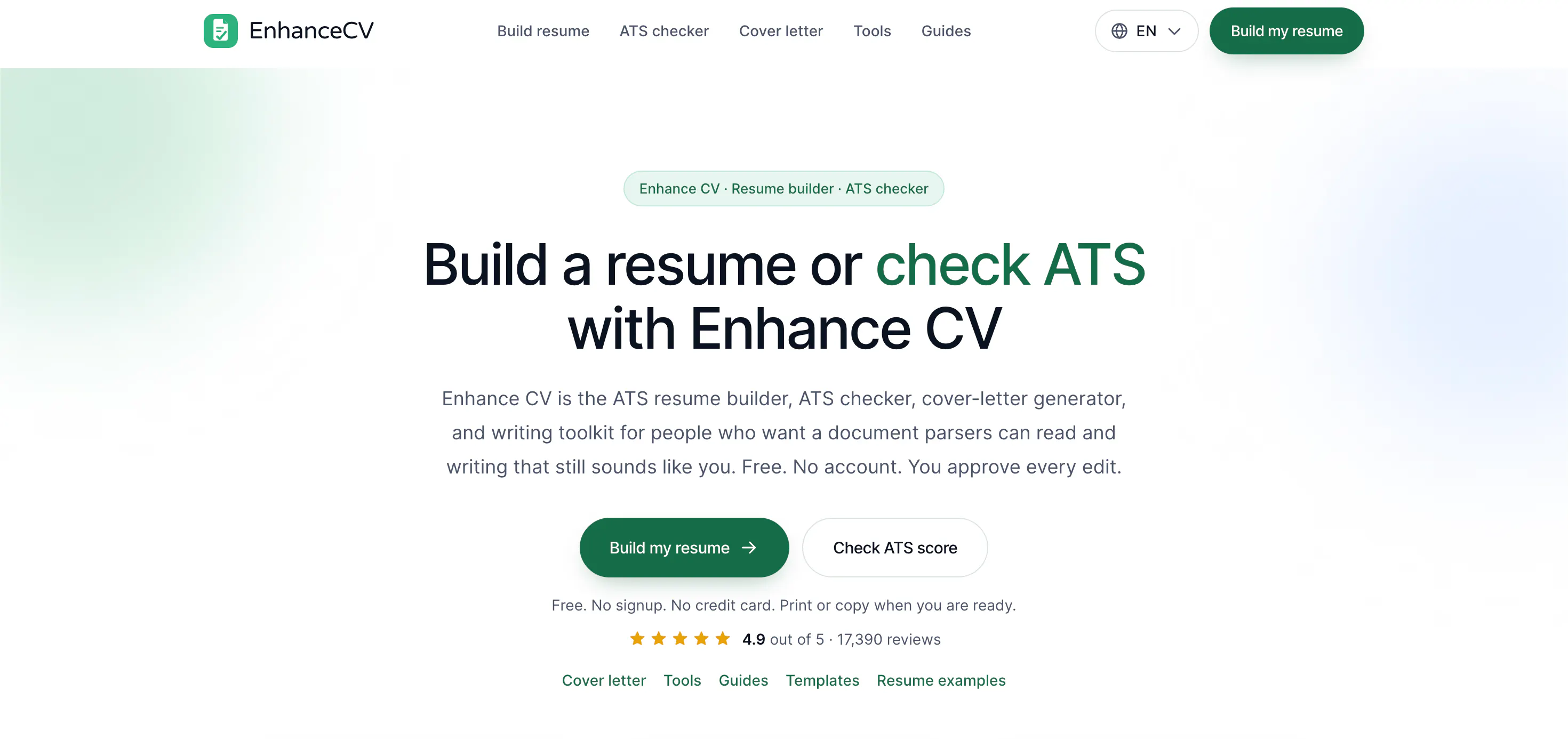EnhanceCV