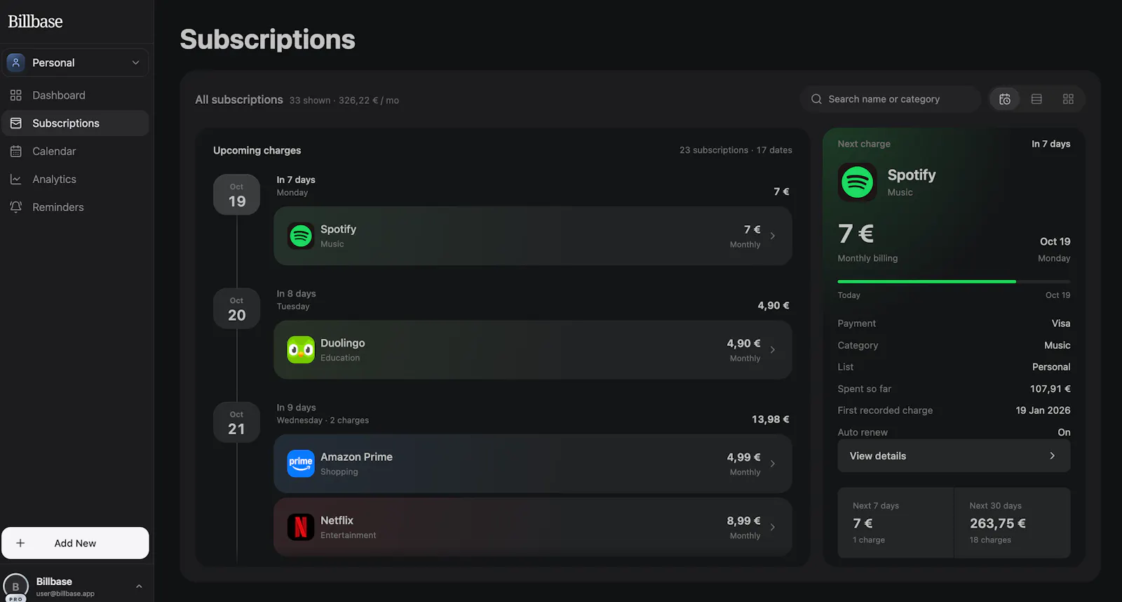 Billbase screenshot 5