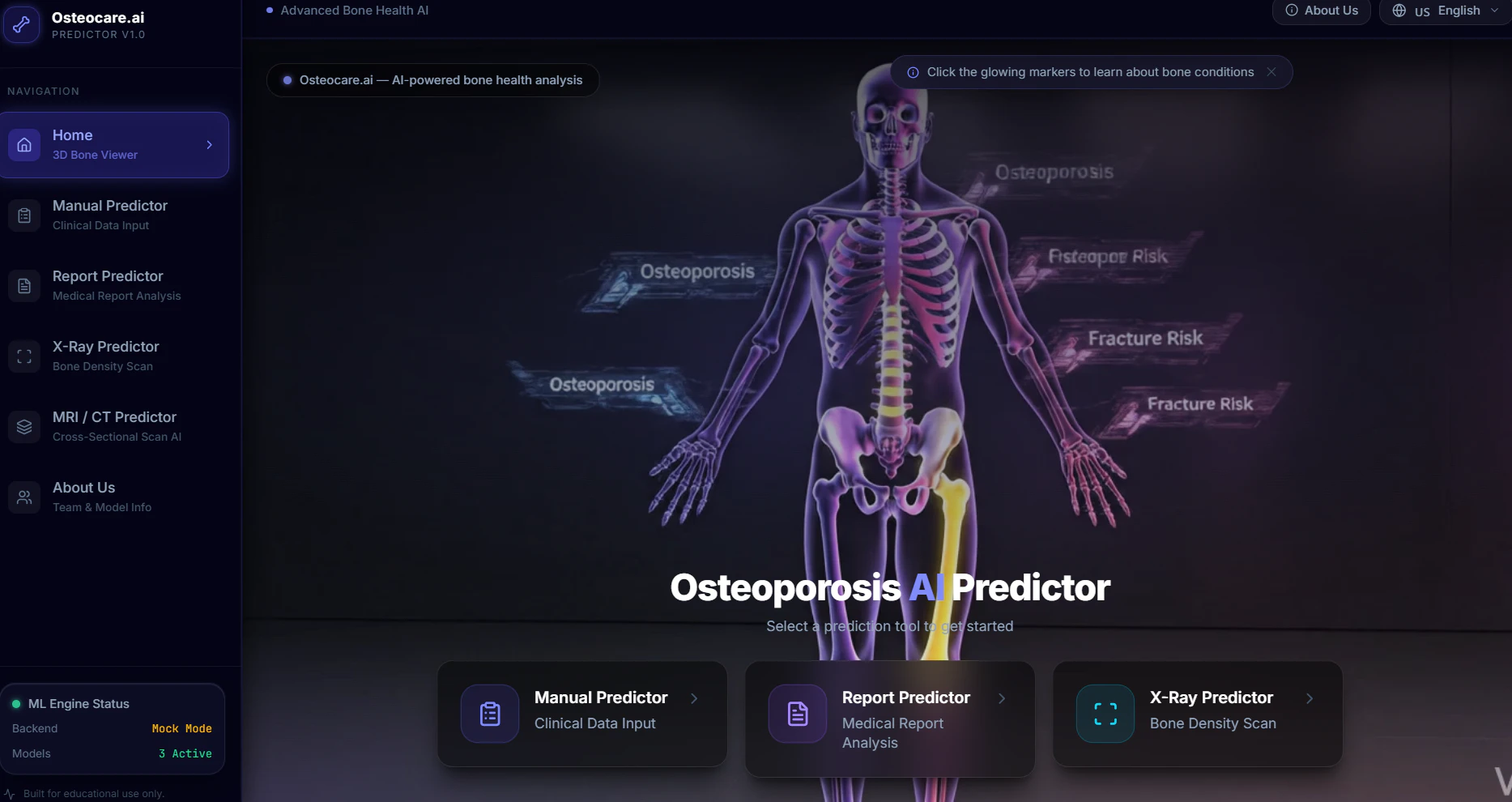 Osteoporosis Disease Predictor logo