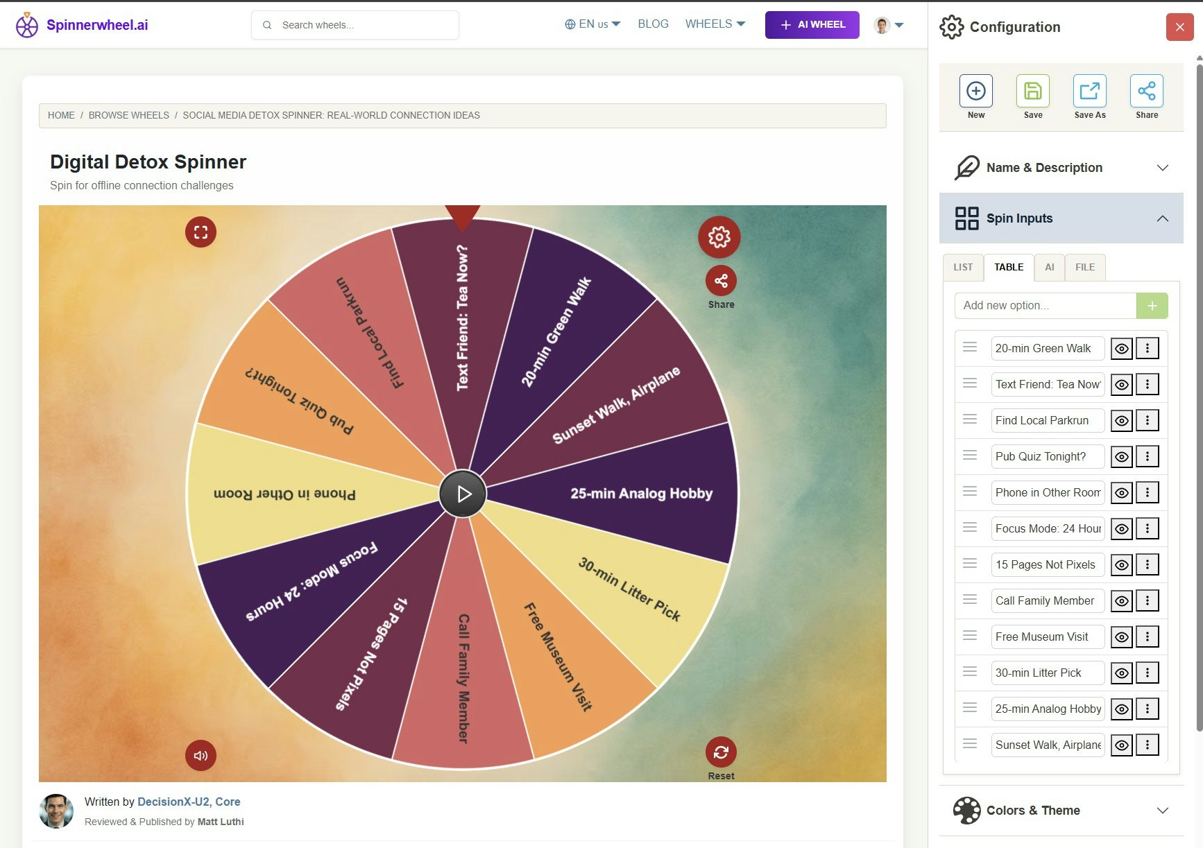 Média Spinnerwheel.ai - Randization Ai Randomization au contexte: Open-now, proche, intelligent 2