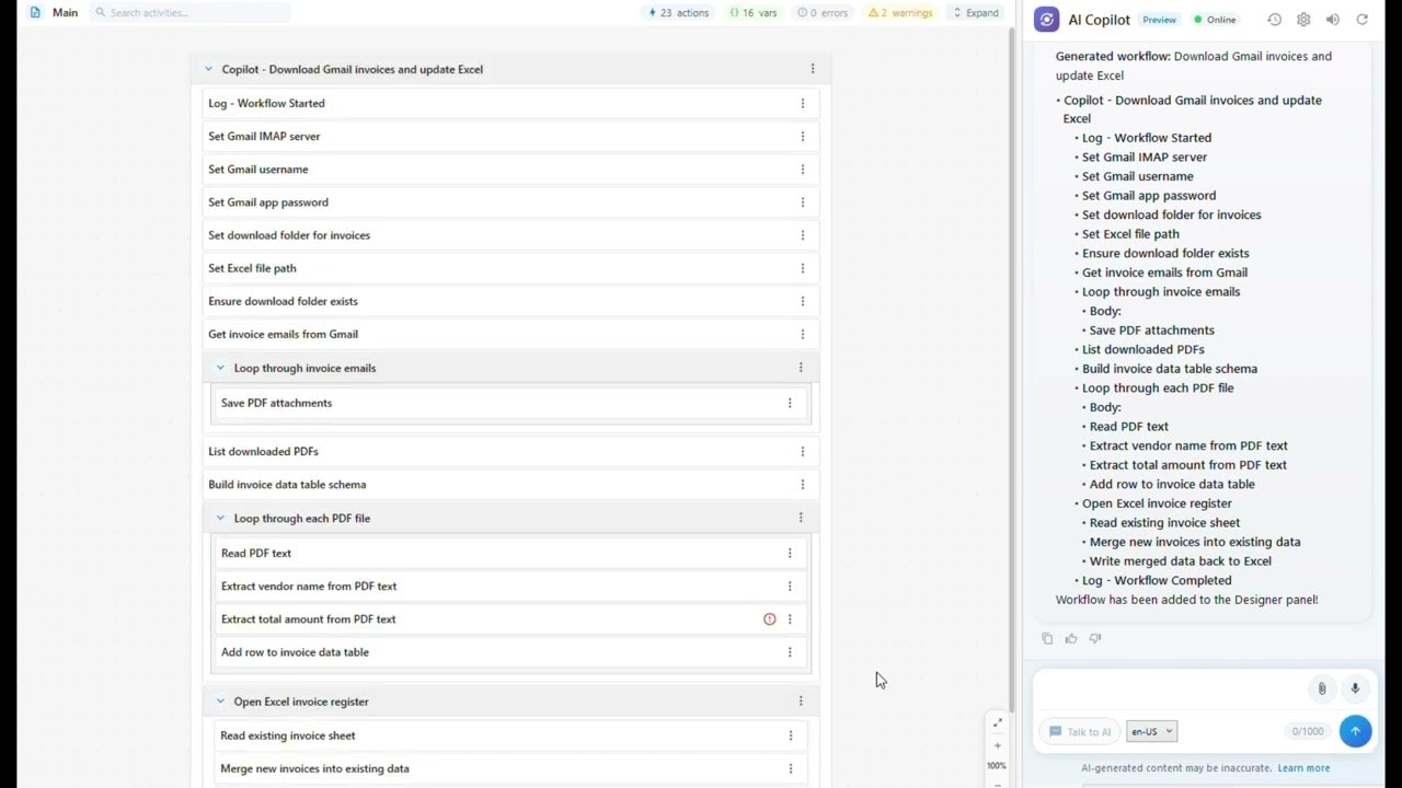 Genzbots Studio - Workflow designer gallery image