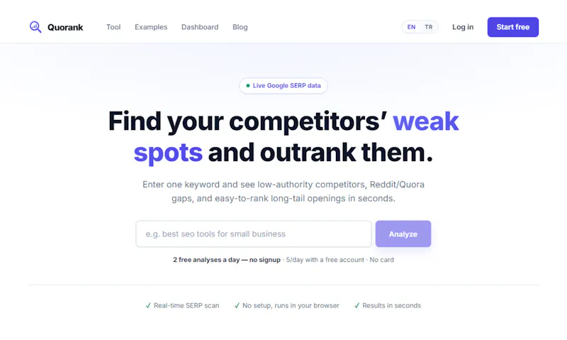 Quorank screenshot 3
