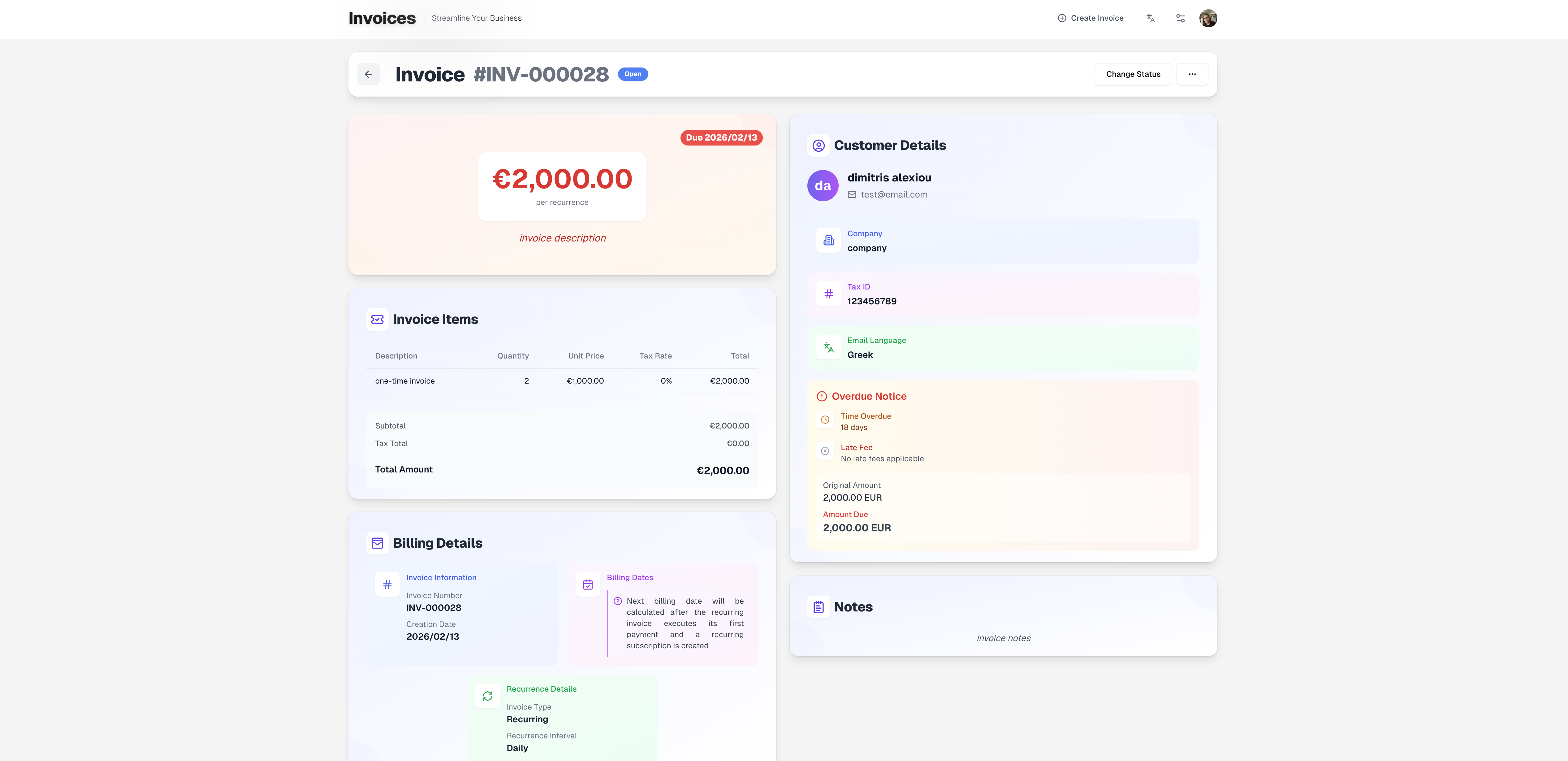 Create & manage professional invoices gallery image