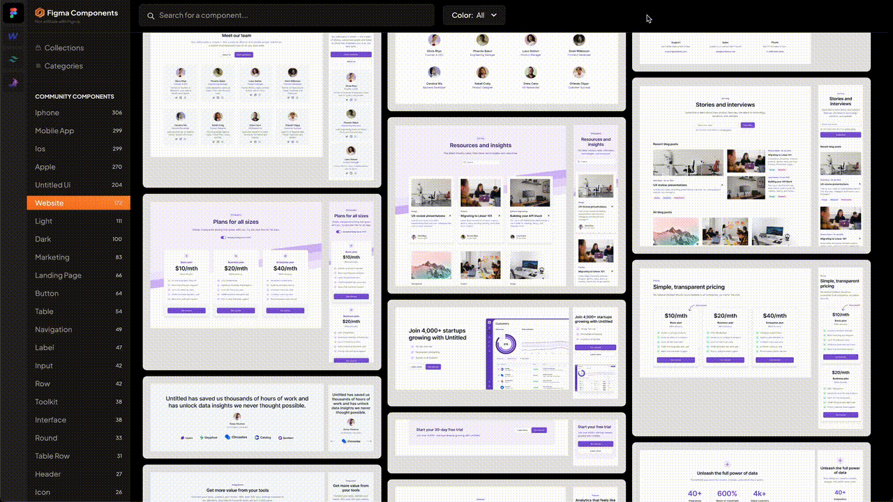 ไลบรารีส่วนประกอบ Figma media 2