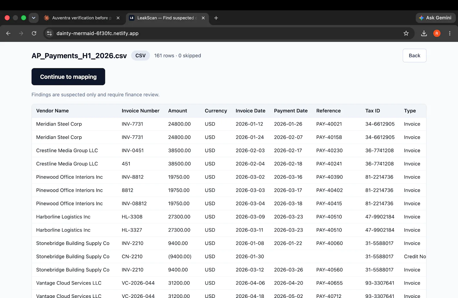 LeakScan screenshot 4