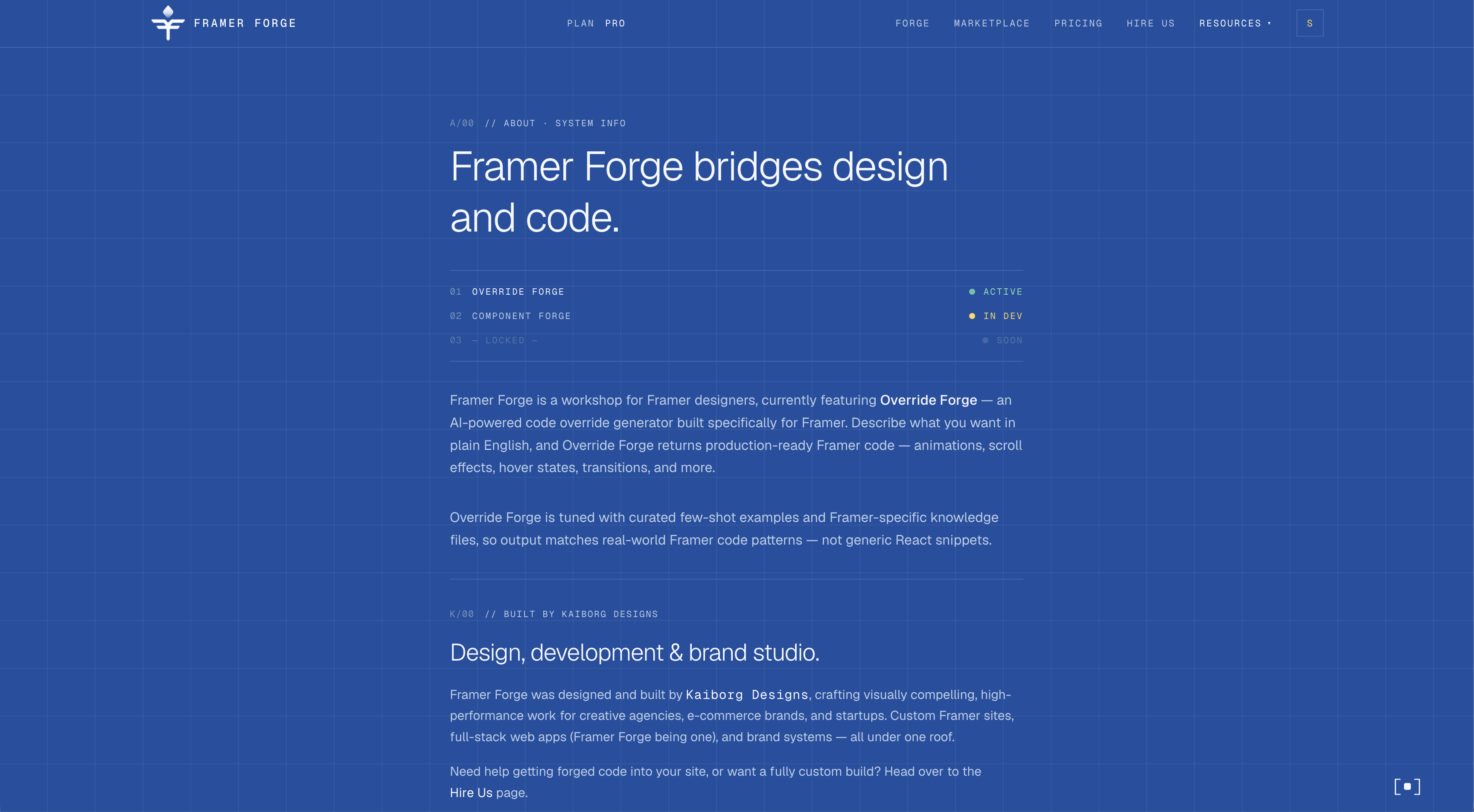 Framer Forge gallery image