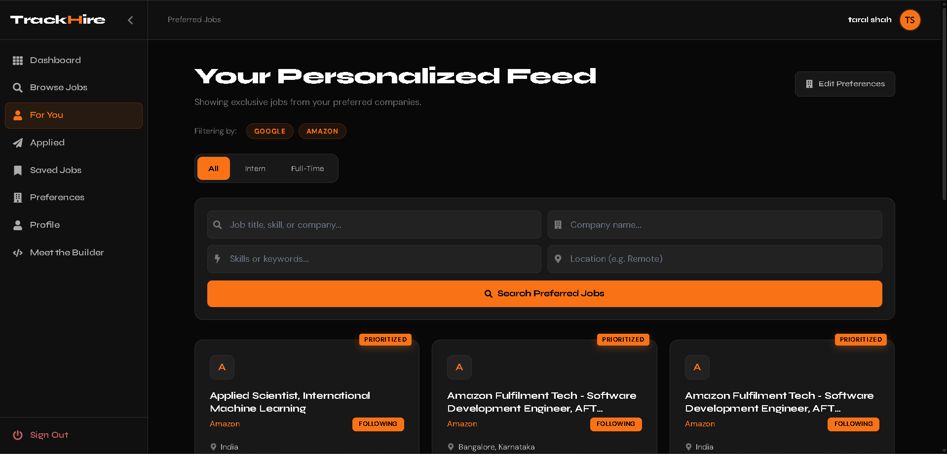 TrackHire - Screenshot 4 showing product features and functionality