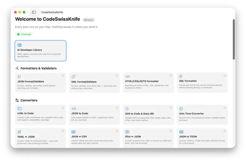 CodeSwissKnife 2.0 screenshot 3