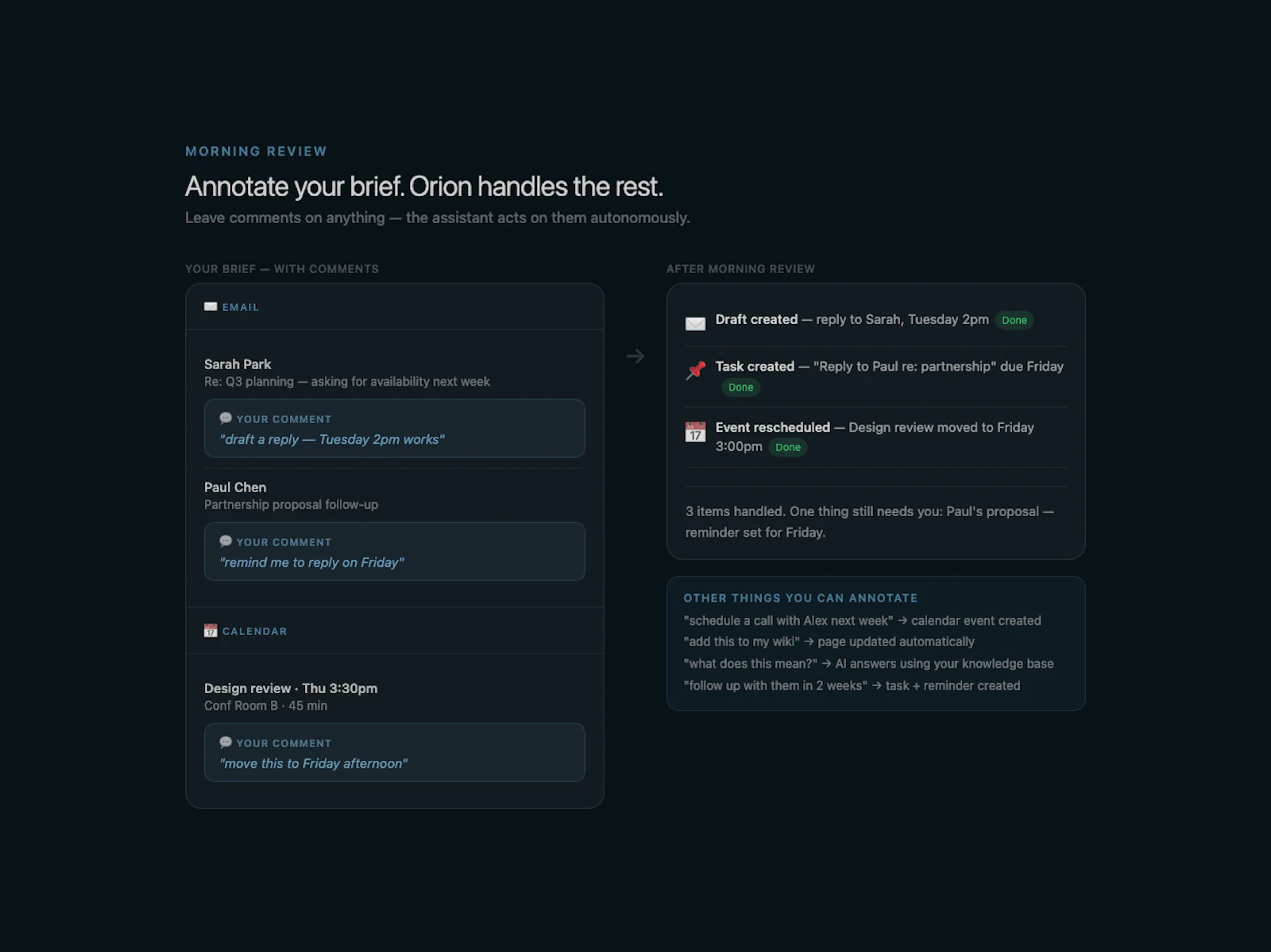 Orion screenshot 3