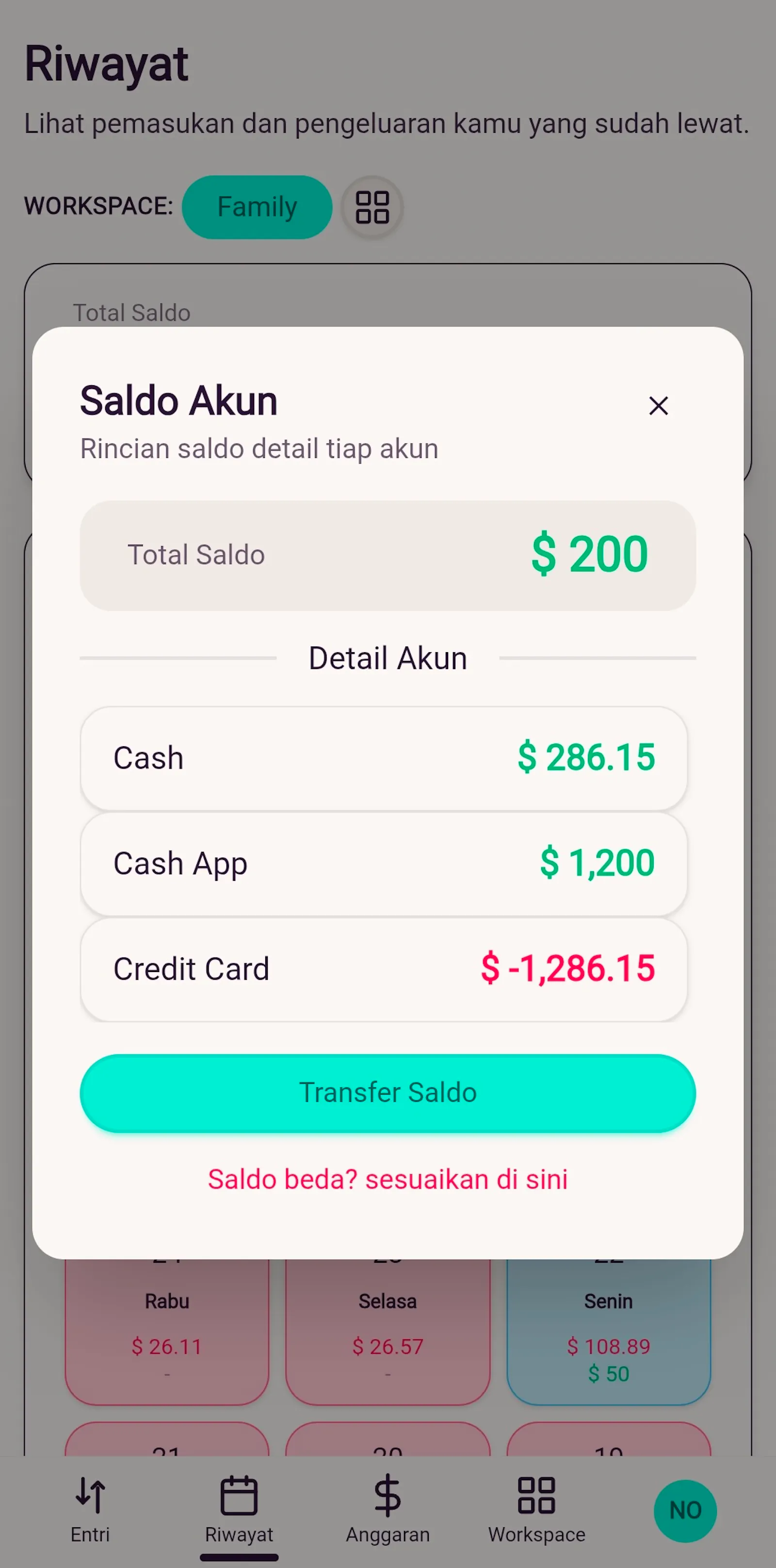 Zherani: Shared Money Manager screenshot 4