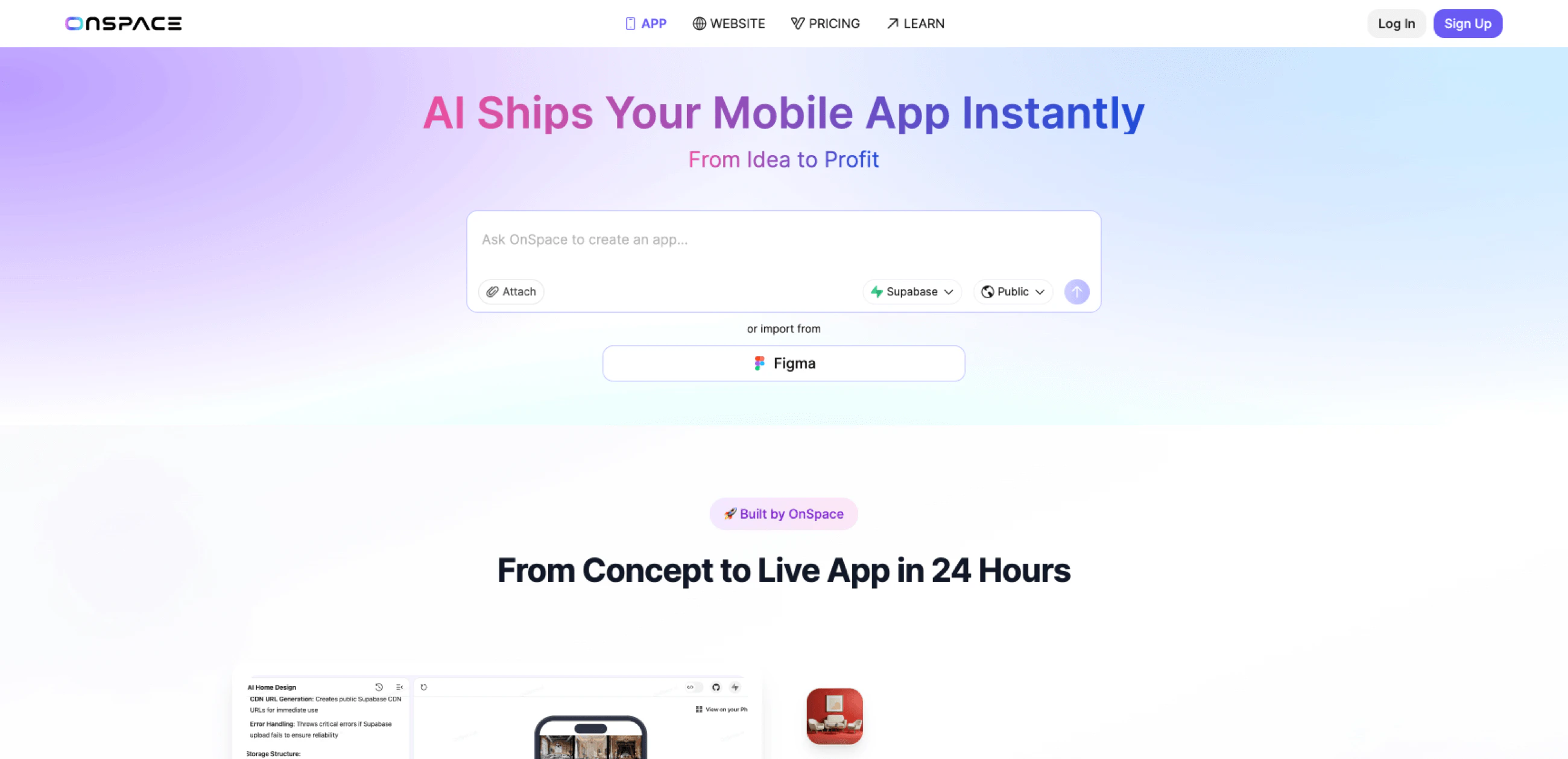 Onspace — product overview and interface preview
