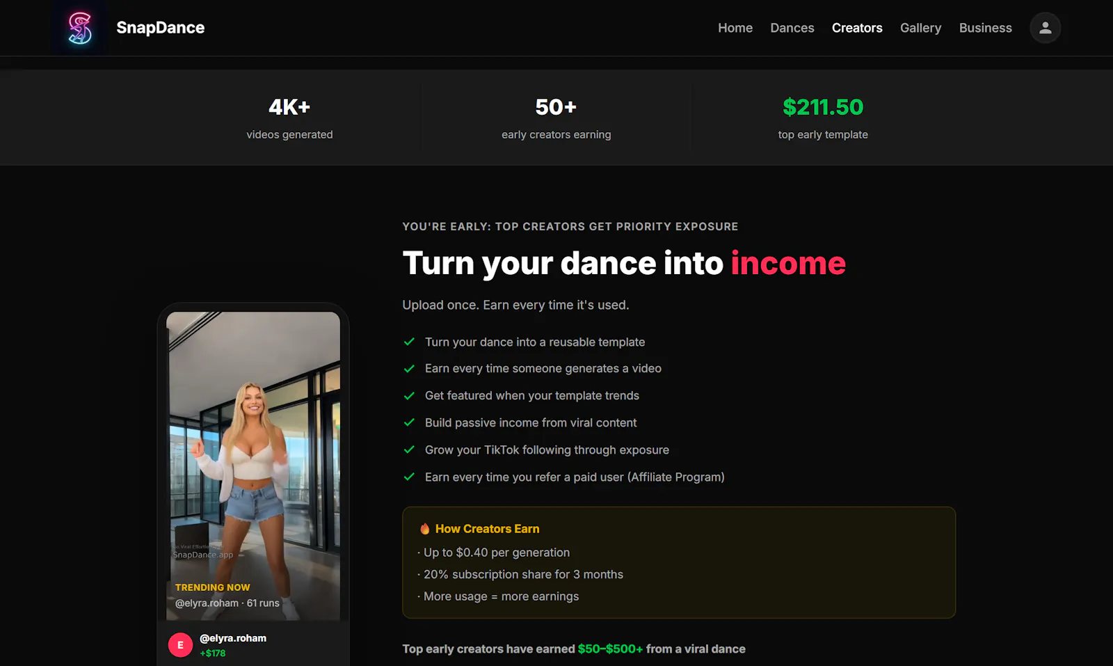 SnapDance screenshot 5