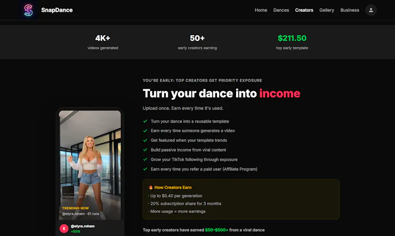 SnapDance screenshot 5