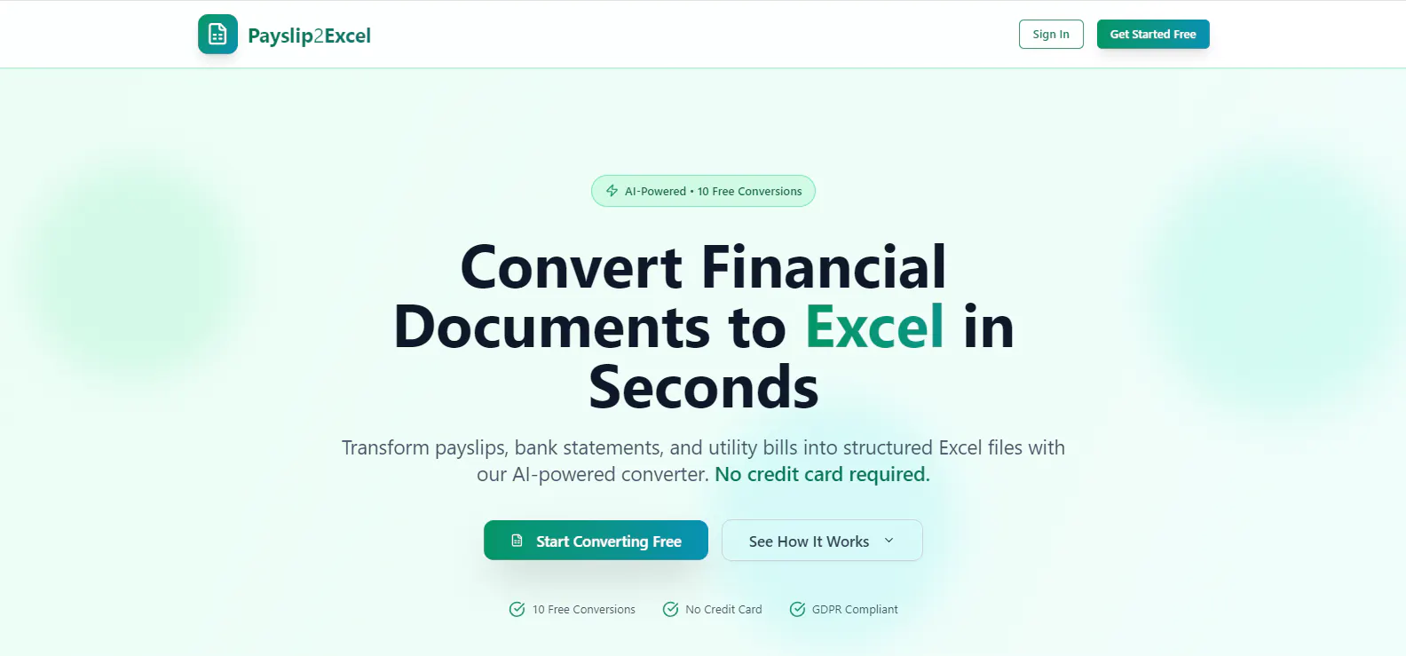 Payslip2Excel