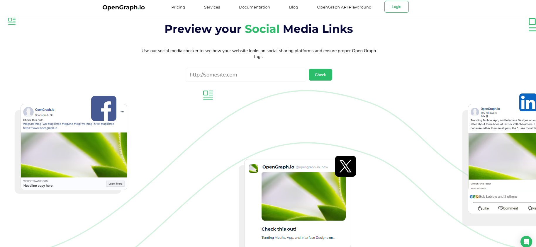 Media Alat Pratonton Pautan - OpenGraph.io API menjana pratonton yang kaya untuk pautan web 2
