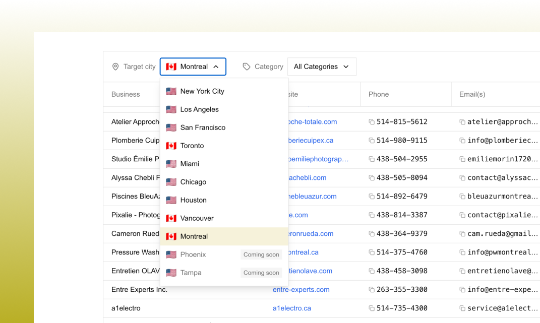 LeadRow.io - Screenshot 2 showing product features and functionality
