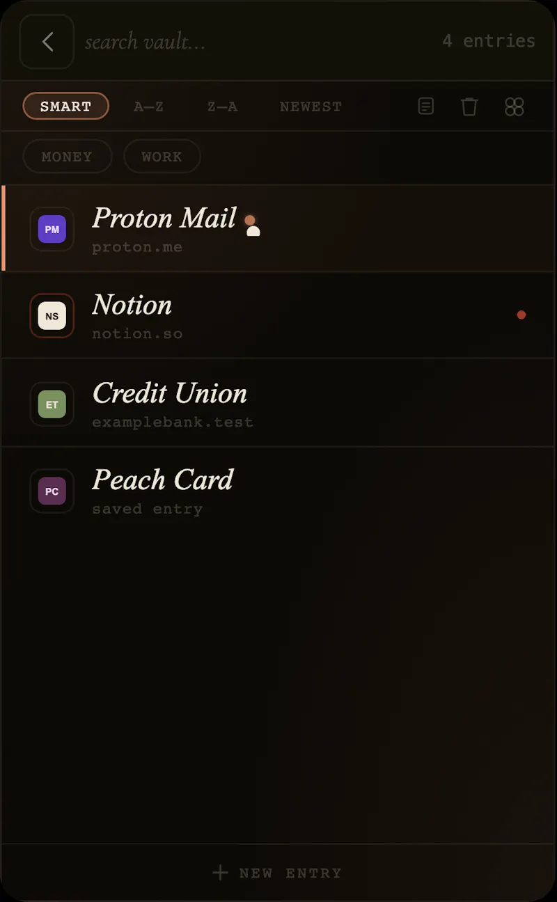 Peach Password Manager screenshot 4
