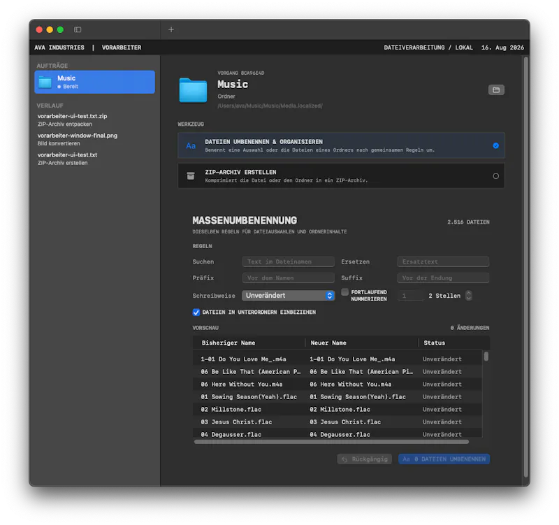 VORARBEITER screenshot 2