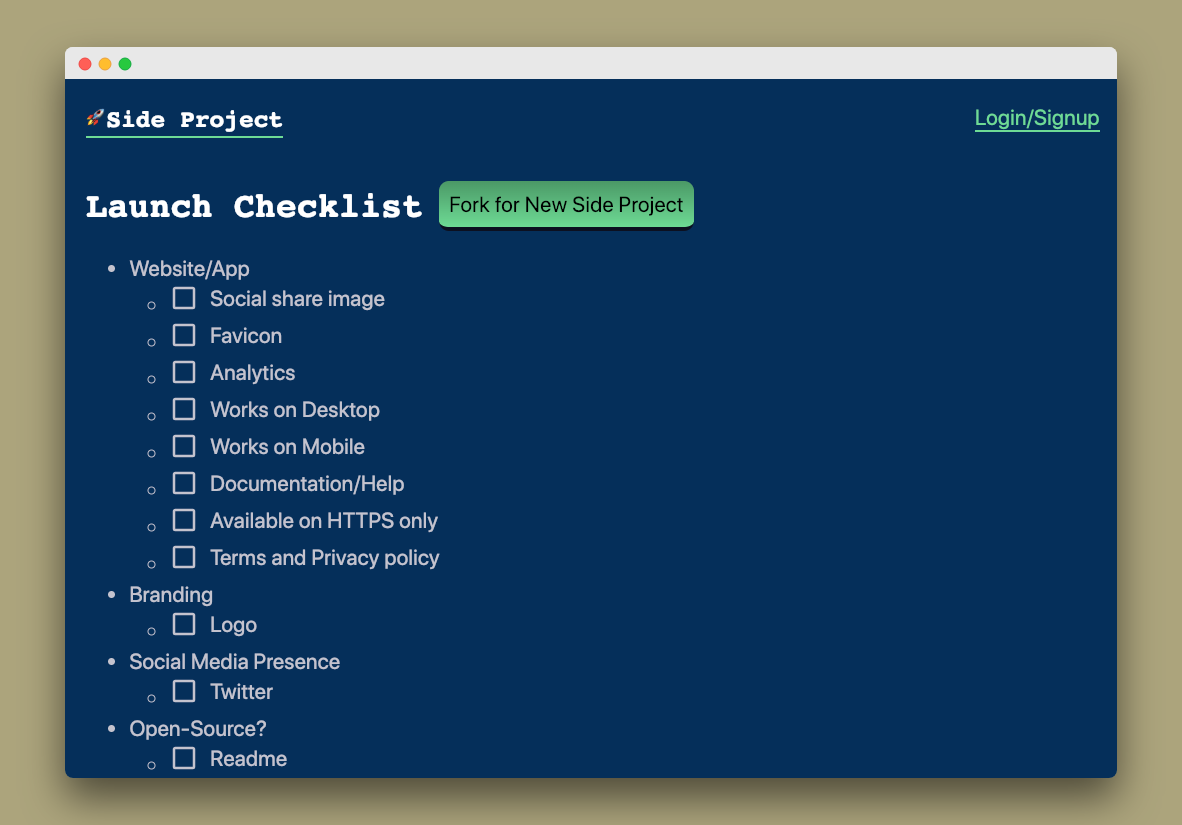 Side Project gallery image