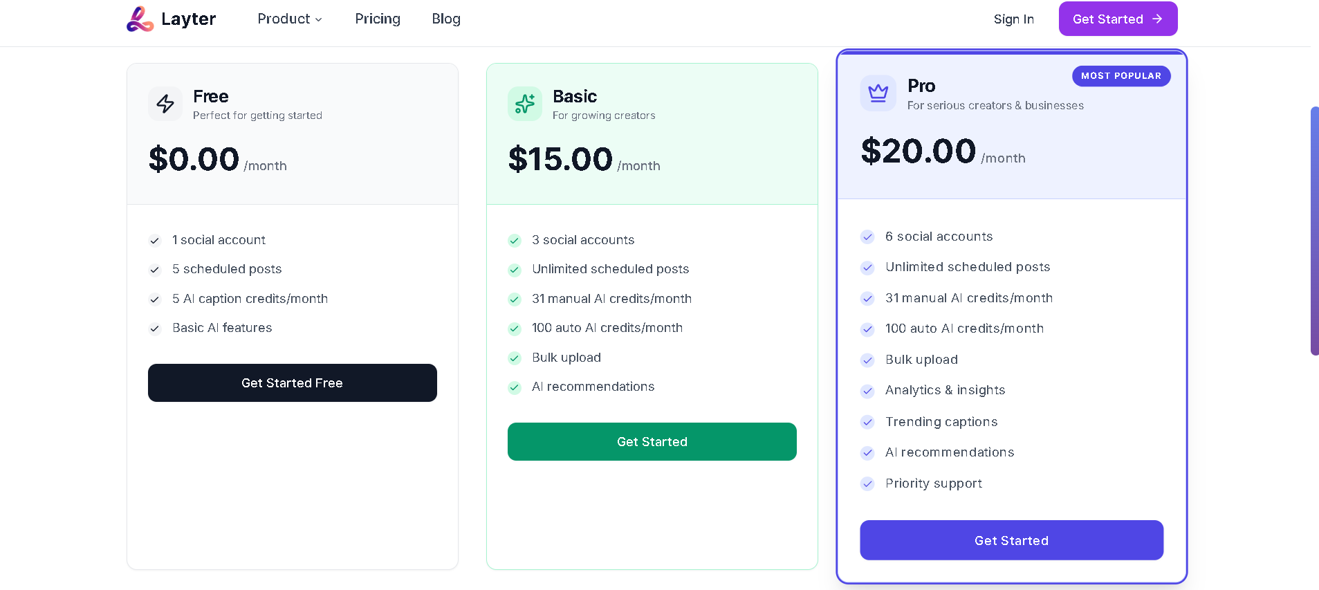 Layter.io - Screenshot 3 showing product features and functionality