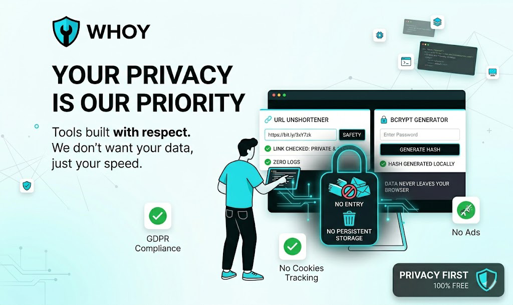 Whoy: Fast, Privacy-First Web Toolkit gallery image