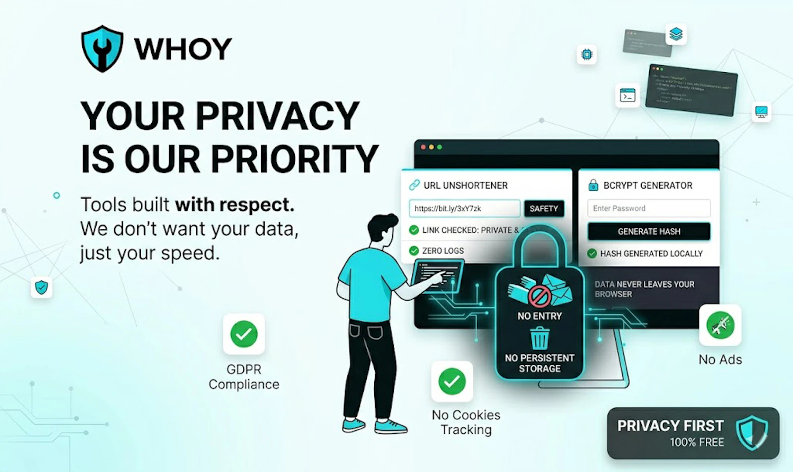 Whoy: Fast, Privacy-First Web Toolkit screenshot 4