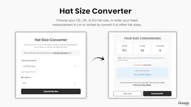 Hat Size Converter gallery image