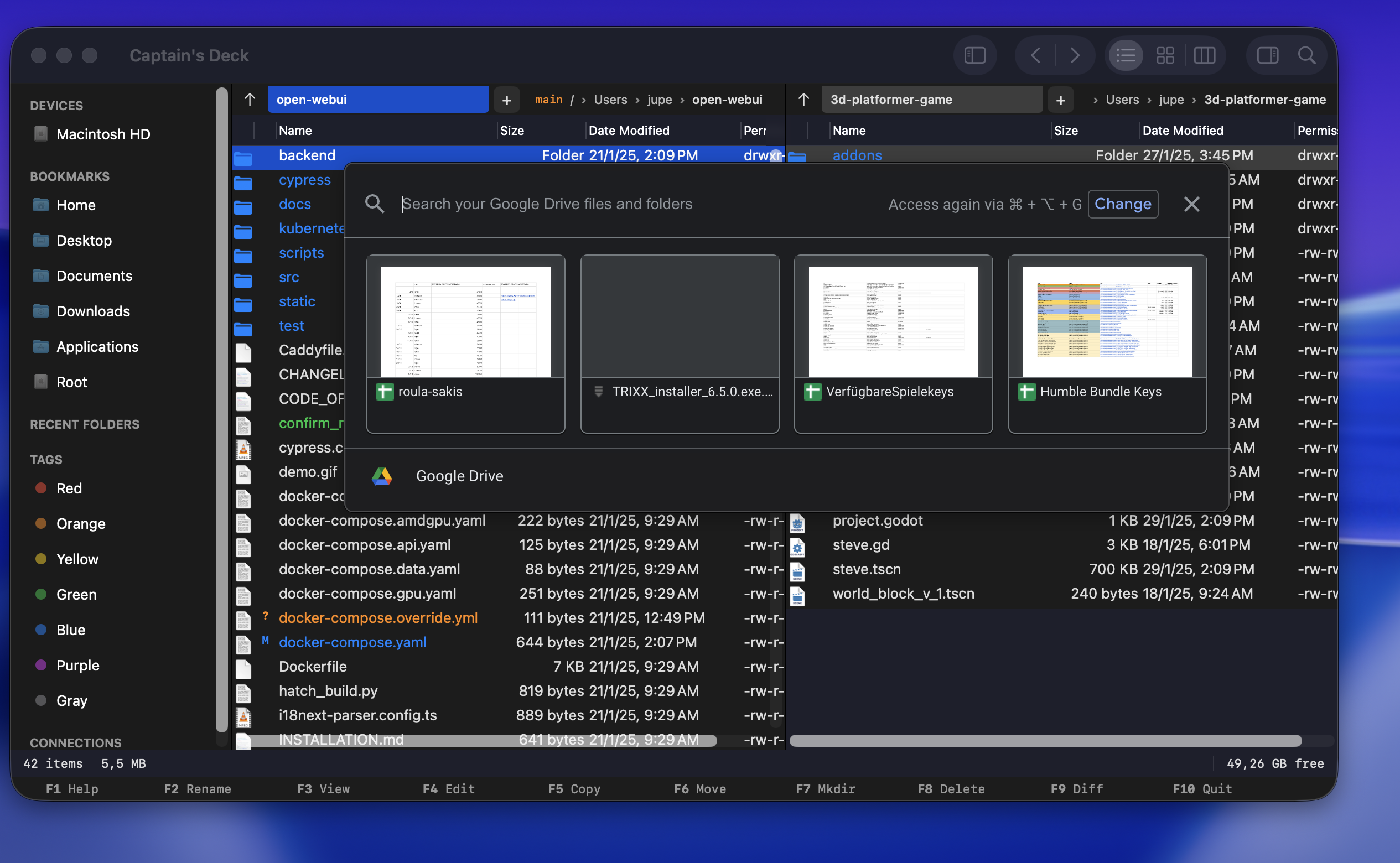 Captain's Deck - Screenshot 3 showing product features and functionality