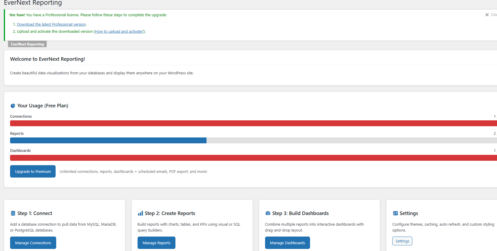 EverNext Reporting WordPress Reports gallery image