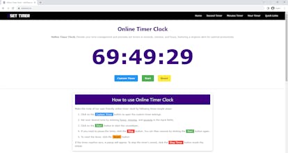 Online Countdown Timer - SetTimer.us gallery image