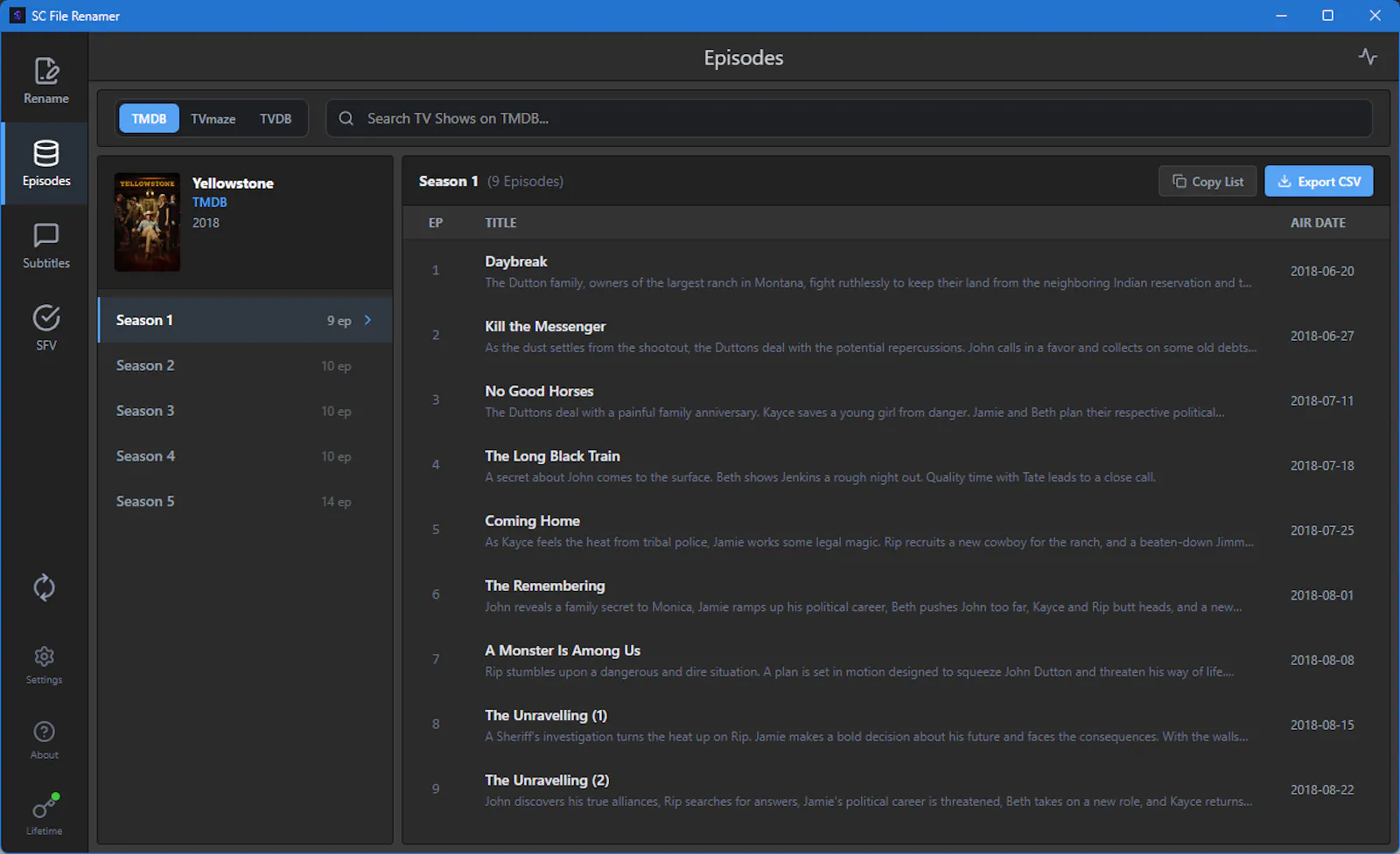 SC File Renamer screenshot 5