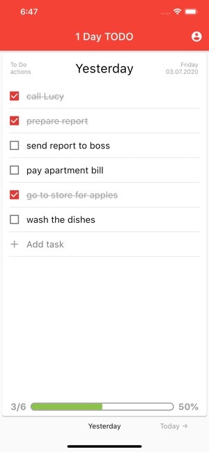 1 Day ToDo – today's tasks matter gallery image