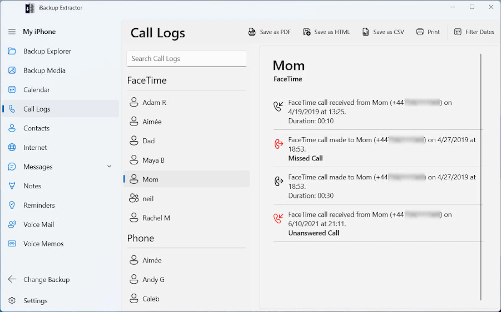 iBackup Extractor screenshot 5
